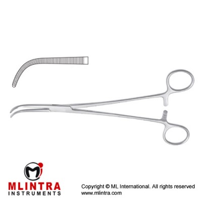 Overholt-Fino Dissecting and Ligature Forceps Curved Stainless Steel, 21.5 cm - 8 1/2"